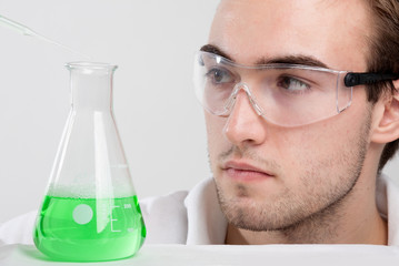 Chemie Experiment Jugend Student