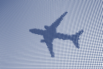 Aircraft  Digital Dot Screen
