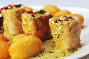 turkey fillet with cheese