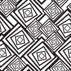 Black-and-white abstract background with squares