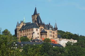 Fototapeta na wymiar Sachsen-Anhalt, Harz, Wernigerode, Schloss
