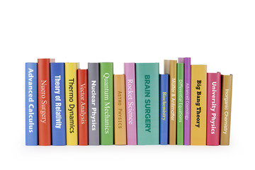 Genius books on white © gfdunt