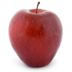 red apple isolated on white background