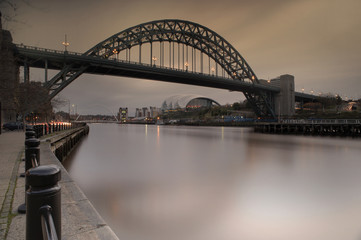 Fototapeta premium Tyne Bridge Long Exposure