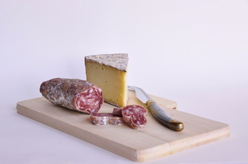 Plateau,fromage , saucisson