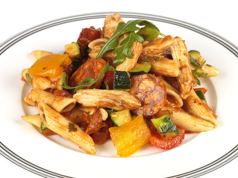 Chicken And Chorizo Pasta