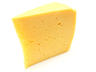 A piece of Swiss cheese