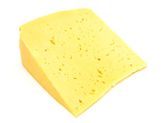 A piece of Swiss cheese