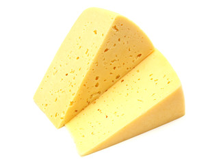 A piece of Swiss cheese