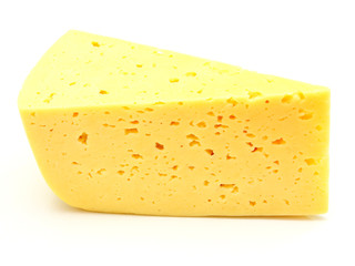 A piece of Swiss cheese