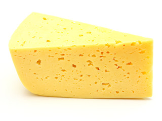 A piece of Swiss cheese