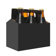 Six Pack of Beer Bottles - 29161327