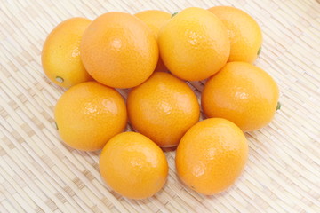 Kumquat (金柑)／竹ざる