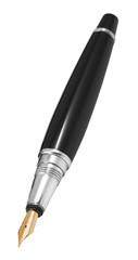 Black fountain pen