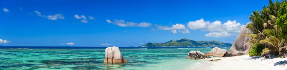 Photo sur Plexiglas Anse Source D'Agent, île de La Digue, Seychelles Anse Source d Argent beach