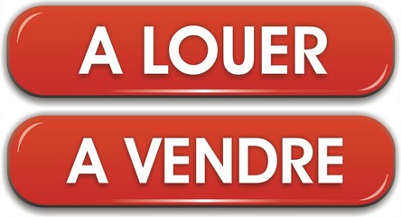 bouton à vendre et à louer