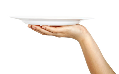 Plate on hand