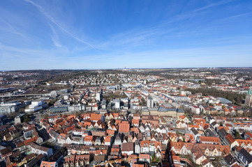 View from Ulm Minster, Germany