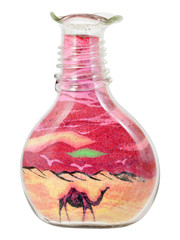 Bottle with sand picture.