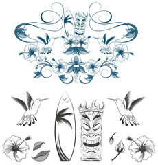 Hawaii Outline Vector Illustration © fiftyfour media