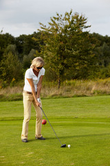 Fototapeta premium Golfspielerin 44