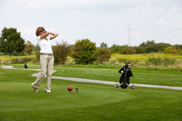 Fototapeta premium Golfspielerin 15