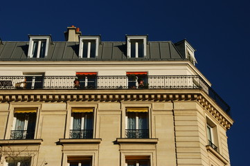 Obraz premium Immauble à Paris
