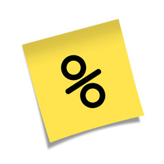 Post-it tanto por ciento