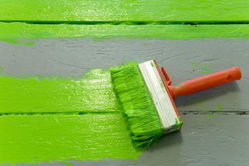 green paint home improvement