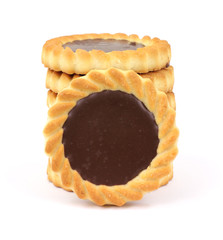 Small chocolate filled tarts