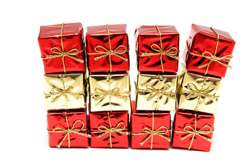 Gift red boxes