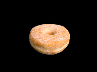 Donut Isolated on Black