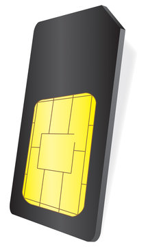 SIM Karte schwarz