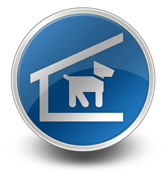 Glossy Icon "Kennel / Dog Shelter"