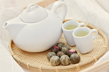 green tea balls