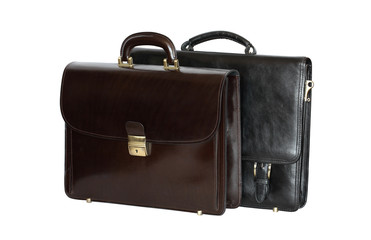 Two Leather Briefcases