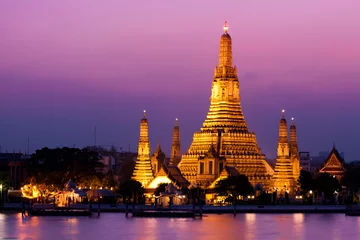 Crédence en verre imprimé Bangkok Wat Arun (Temple de l'Aube), Bangkok, Thaïlande
