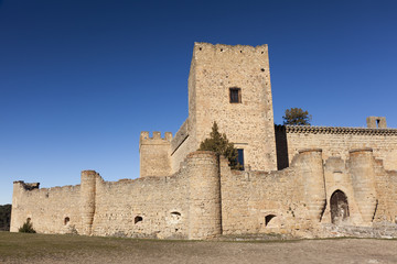 Fototapeta na wymiar Zamek Pedraza, Segovia, Castilla y León, Hiszpania