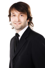 Portrait of an elegant businessman man