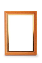 Obraz premium Picture frame isolated on the white background