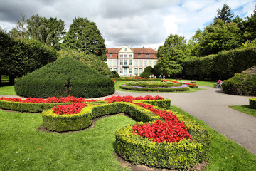 Fototapeta Poland - Gdansk, Oliwa Abbots' Palace obraz