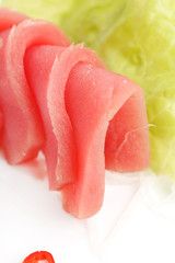 tuna sashimi