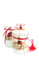Yogurt and muesli