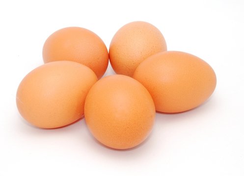 Five eggs