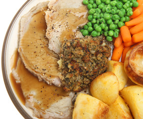 Roast Pork Dinner