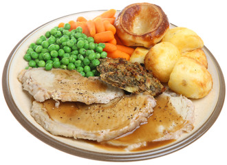 Sunday Roast Pork Dinner