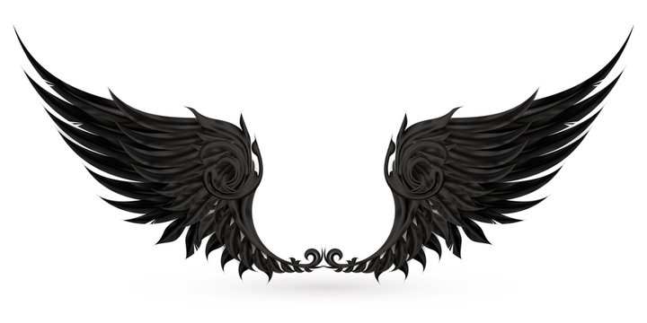 Wings black