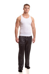 Fototapeta premium Man in Pajamas