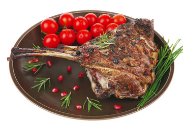 served ribs
