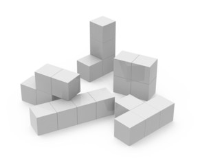 Obraz premium Tetrissteine